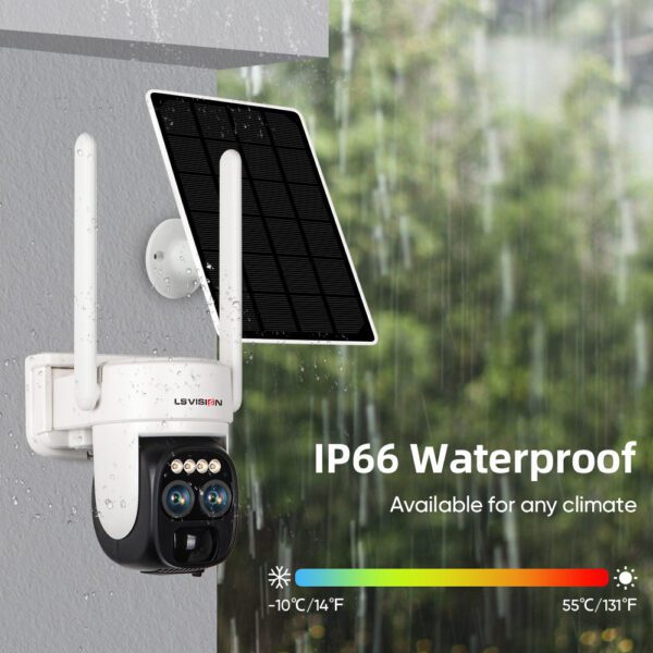 LS-CS1 Outdoor WIFI Solar PTZ Camera 3