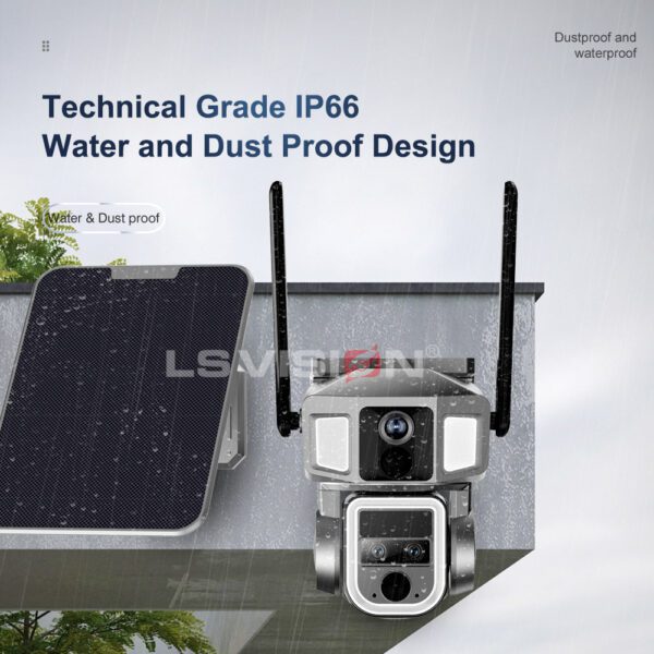 LS-MS3A-4G Outdoor Wifi Solar camera 7
