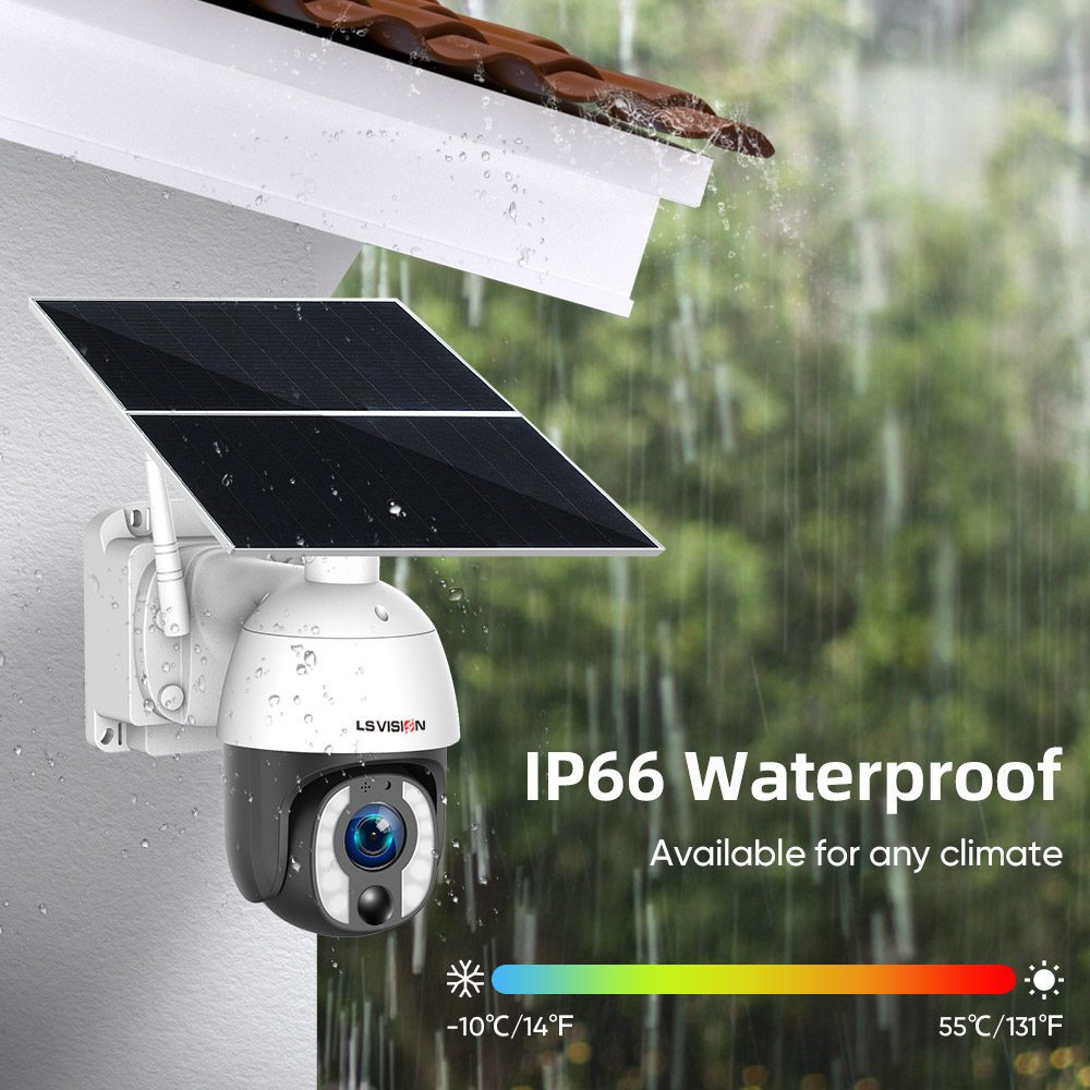 LS VISION solar camera for nomitor