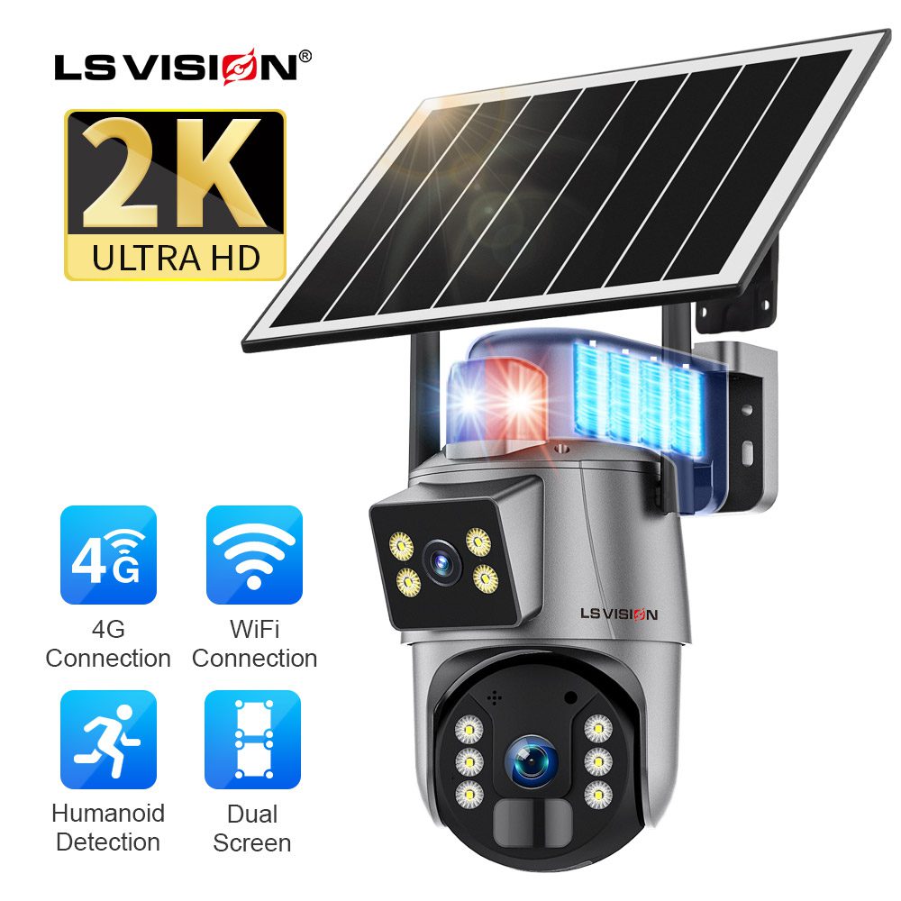 LS VISION Solar-Sicherheitskamera