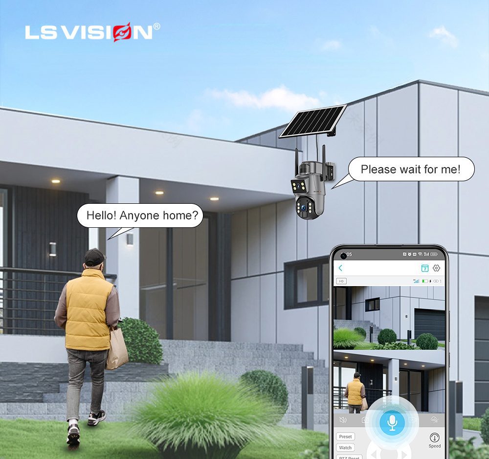 LS VISION-Solar Cameras strategically installed for optimal coverage