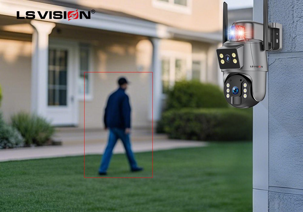LS VISION-Solar Survillence Camer Wireless LS-4GS22-AI-Powered Detection for Accurate Alerts