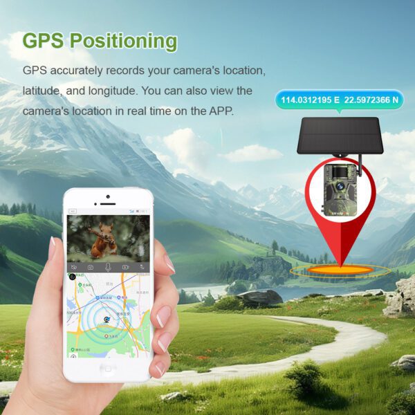 LS VISION-Pro Solar AI Hunting Camera LS-HM2-4G-GPS Positioning