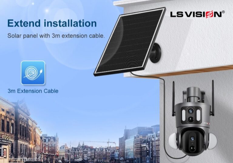 LS VISION Top Security Solar Camera1