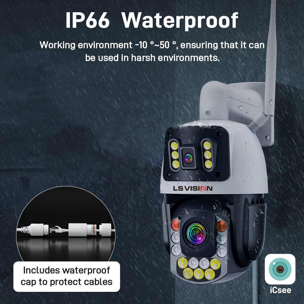 LS VISION-IP66 Waterproof solar construction camera LS-WL660-50X