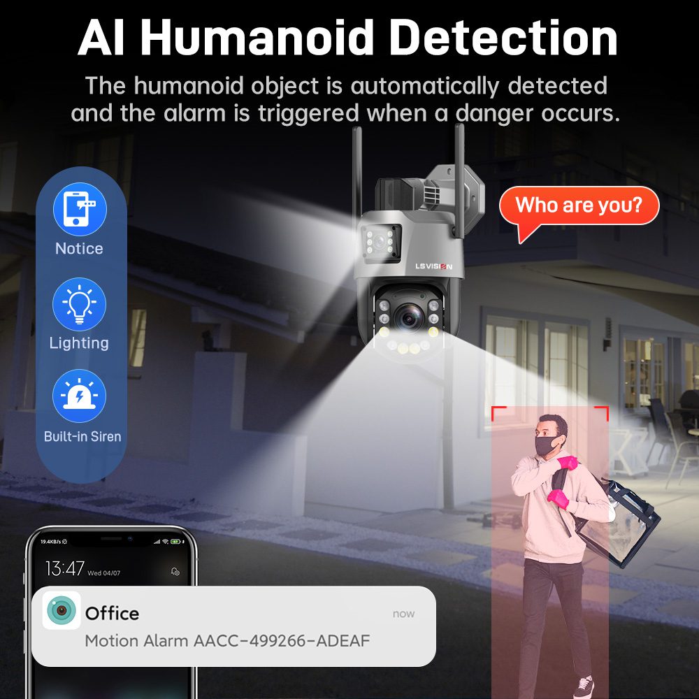 Ls Vision Ai Nvr Security Camera System Ls Wl661 50x