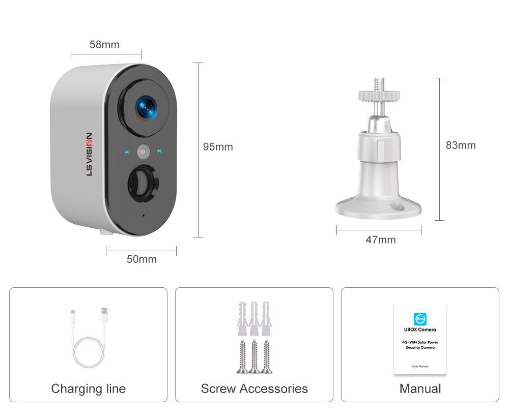 Ls Vision Battery Powered Mini Camera Accessories Ls Bc2