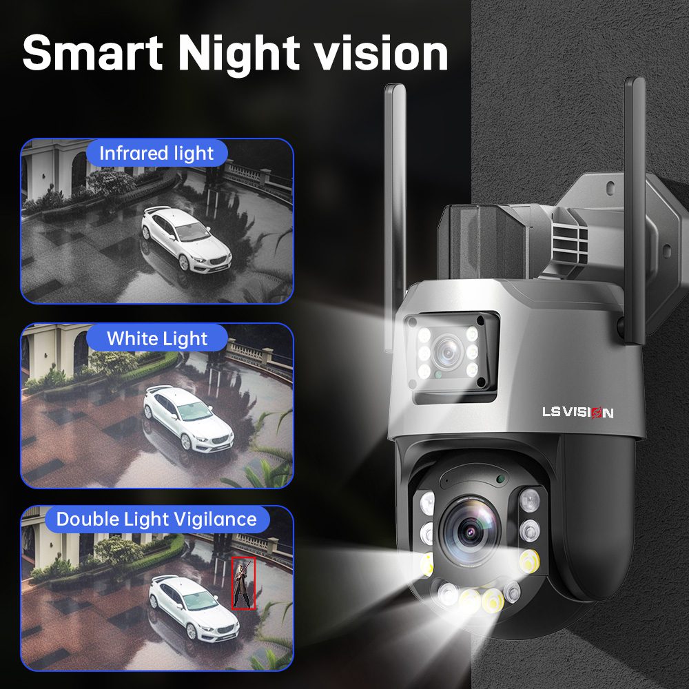 Ls Vision Dual Lens Camera With Smart Night Vision Ls Wl661 50x