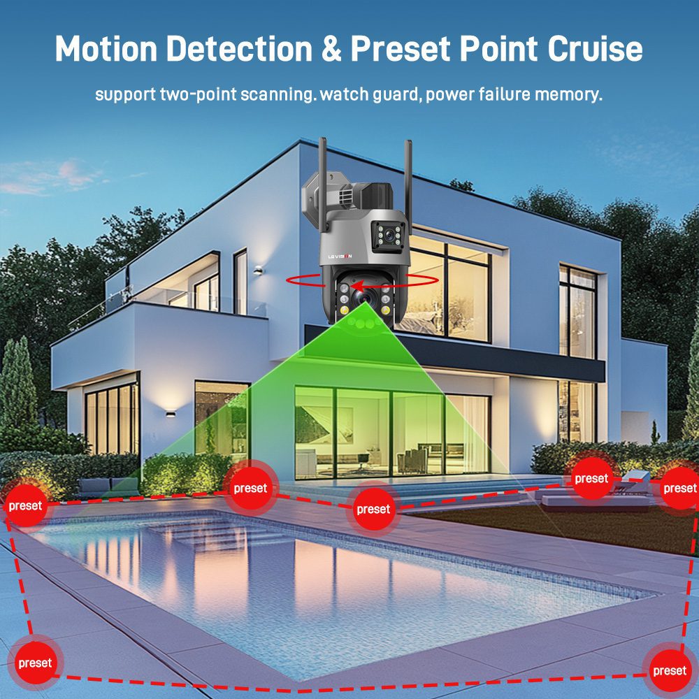 Ls Vision Nvr Security Camera System With Motion Detection And Preset Point Cruise