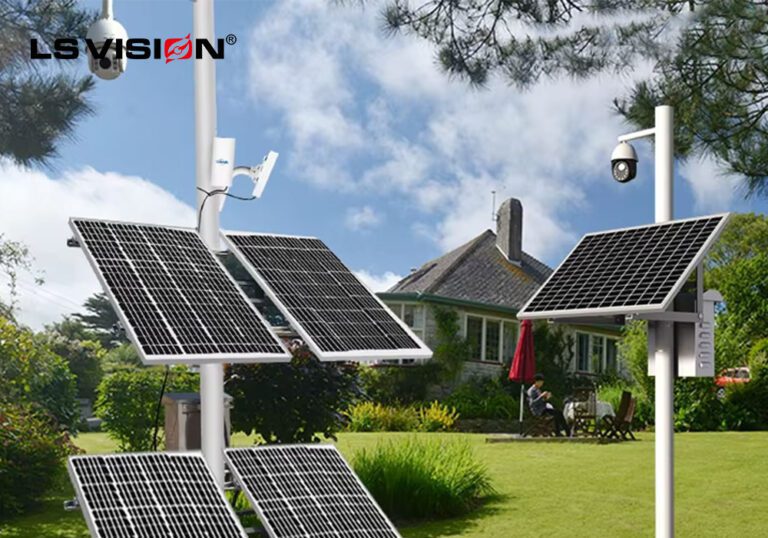 Ls Vision Solar Camera For Construction Site