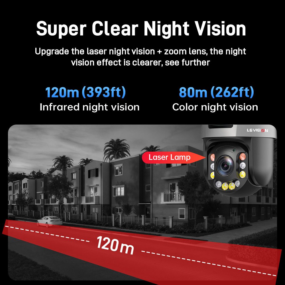 Ls Vision Super Clear Night Vision Nvr Security Camera System Ls Wl661 50x