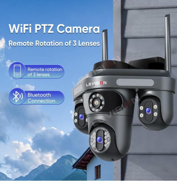 Ls Vision Wifi Three Lens Sautomatic Tracking Ptz Camera Ls Wl310