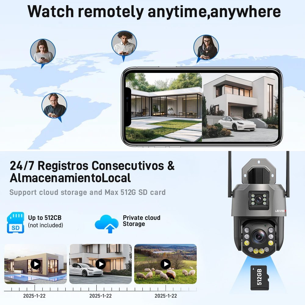 Ls Vision Best Onvif Camera With Two Way Audio Can Watch Remotely Anytime，anywhere