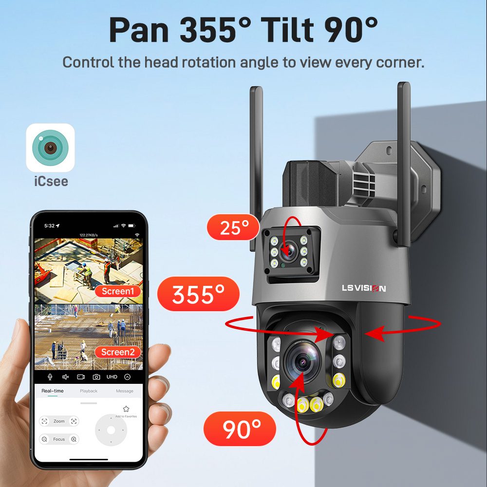 Ls Vision Dual Lens Camera Ptz Camera System Ls Wl661 50x