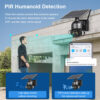 LS-WS09 Solar powered outdoor wireless 4G battery security camera