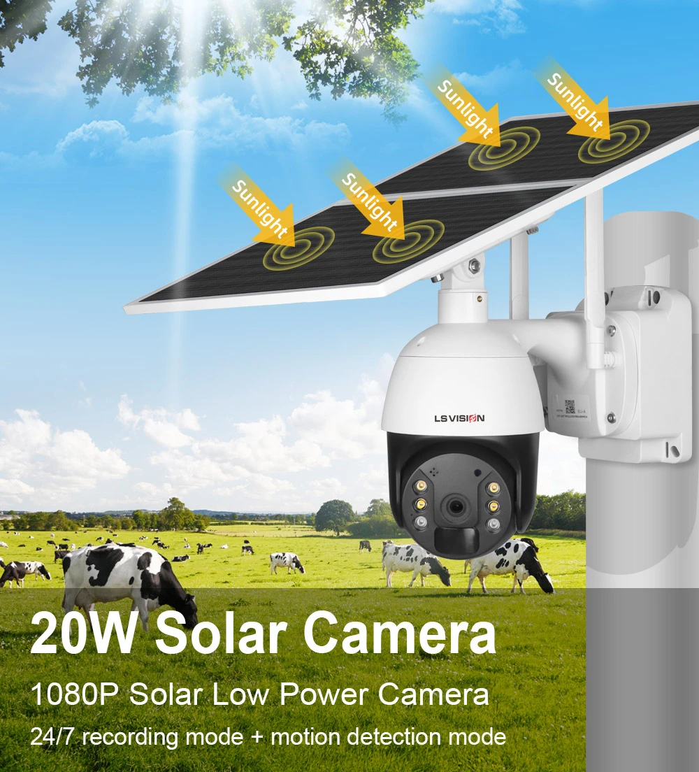 LS VISION - outdoor solar powered camera 3