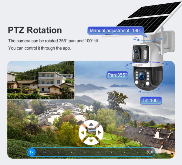 Ls Vision Ubox Solar Camera Ls 4gs25 36x Ptz Rotation