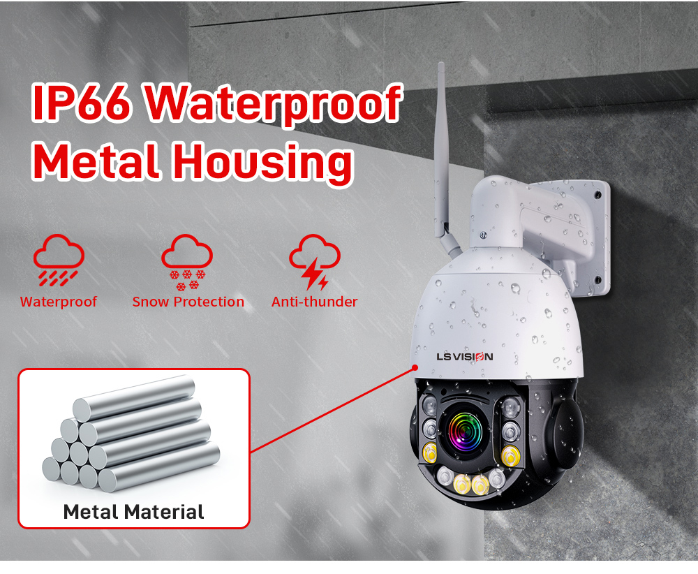 Ls Vision Ip66 Waterproof Job Site Cameras Ls Wl580 20x
