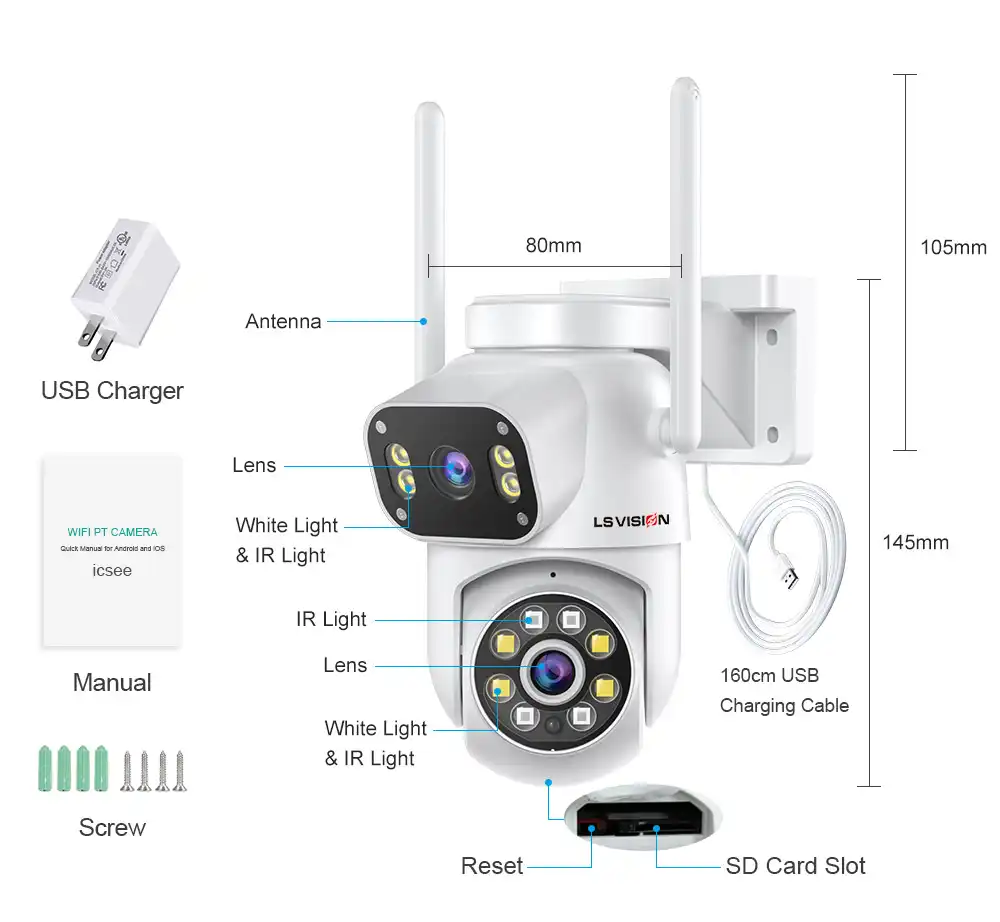Ls Vision Onvif Ptz Camera Structure