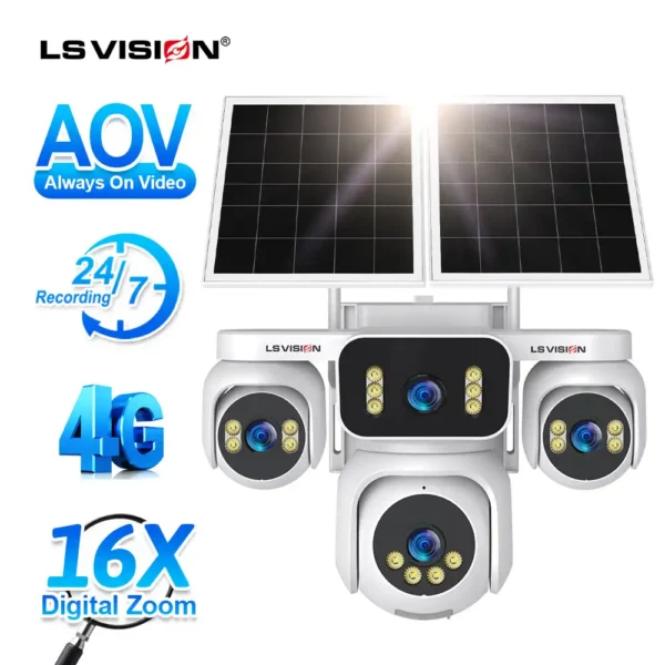 Ls Vision 4 Lens Aov Security Camera Ls Hs10 4g