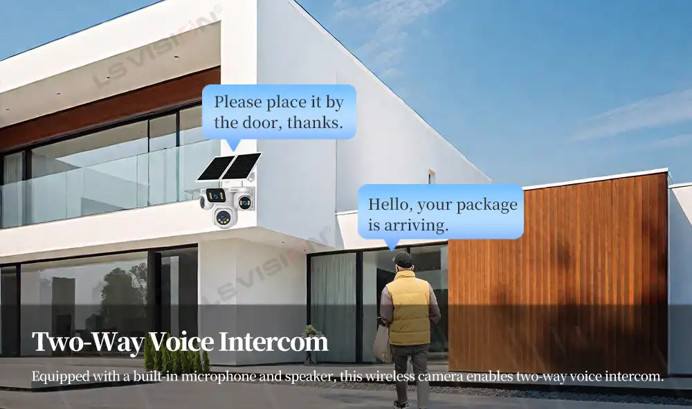 Ls Vision 4 Lens Two Way Voice Camera Ls Hs10 4g