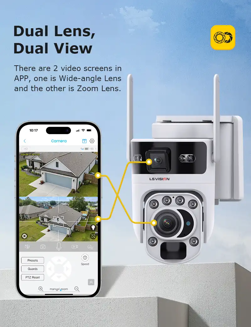 Ls Vision Dual Lens Outdoor Motion Activated Camera Ls S28 20x