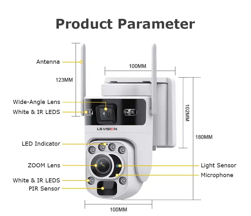 Ls Vision Solar Video Surveillance Product Parameter Ls S28 20x