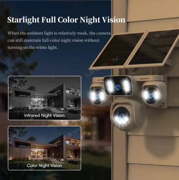 Ls Vision Starlight Full Color Night Vision Camera Ls Hs10 4g
