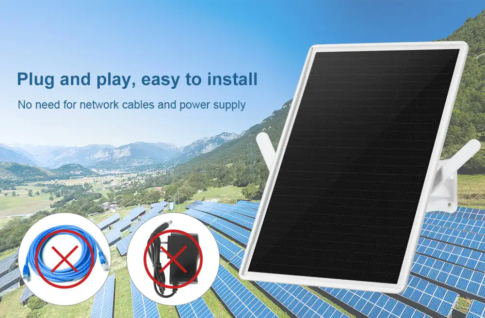 Ls Vision Easy Installation Solar Panel For Camera