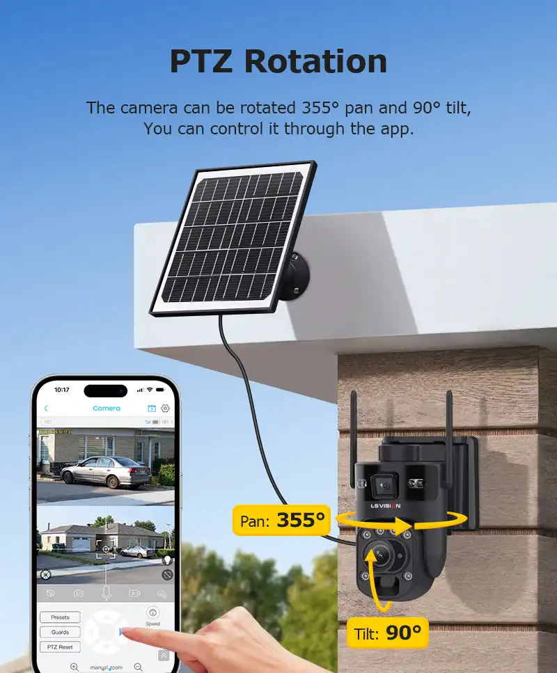 Ls Vision Solar Ptz Camera Outdoor Ls S28b 20x