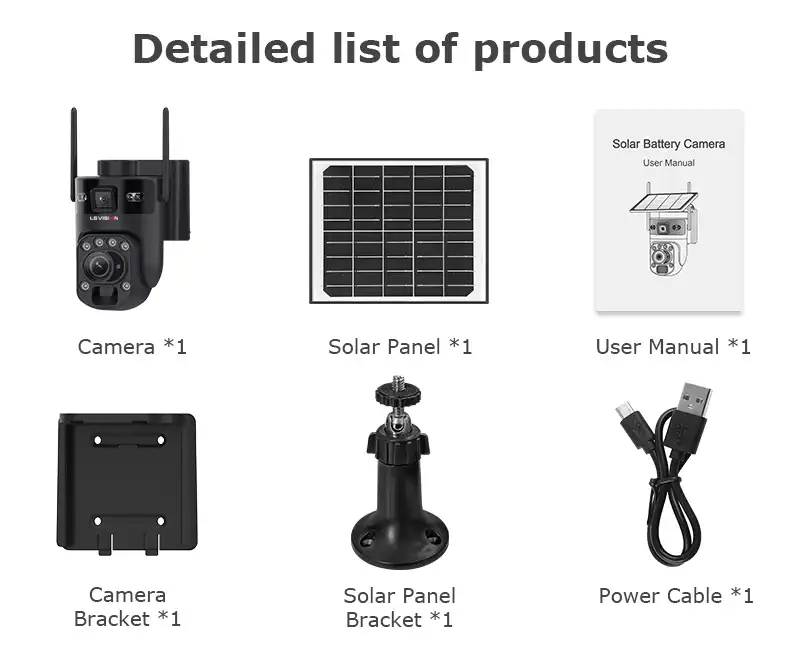 Ls Vision Outdoor Cctv Camera With Night Vision Accessories